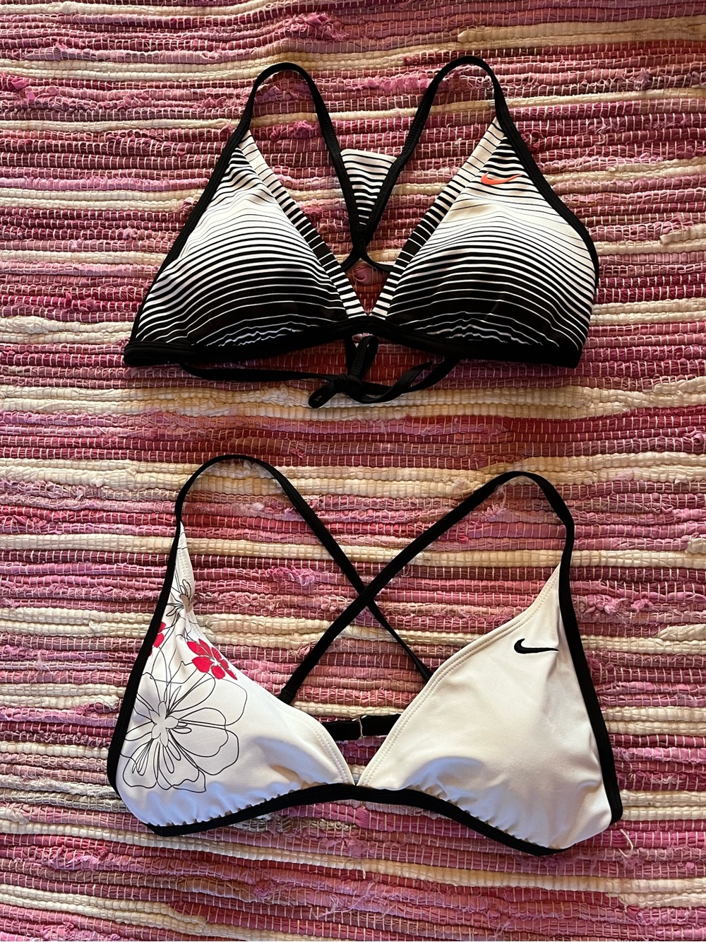 Two Nike Bikini Tops NWOT - (12/L)